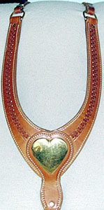 Center Heart Breast Collar