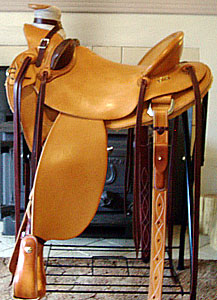 Light Oil Cowboy Wade Horse Saddle