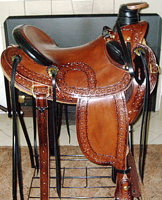 wade custom draft horse saddle usa leather brass hardware horse saddle 323x400